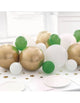 Green White Gold Centerpiece Balloon Kit Latex