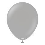 Grey 18″ Latex Balloons by Kalisan from Instaballoons