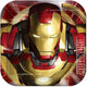 Iron Man 3 Plates 7" (8 count)