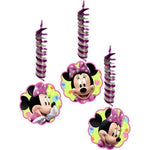 Hallmark Party Supplies Minnie Bows Hanging Decorations (3 count)
