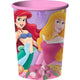 Vasos de recuerdo de plástico de princesas Disney (12 unidades)
