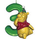 Winnie the Pooh Number 3 Candle