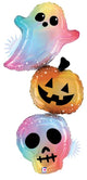 Halloween Ghost Pumpkin Skull Opal 41″ Balloon