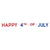 Happy 4th of July Banner by Amscan from Instaballoons