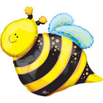 Happy Bee 25″ Foil Balloon by Anagram from Instaballoons