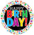 Happy Birthday 17″ Foil Balloon by Convergram from Instaballoons