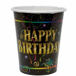 Happy Birthday 9oz Cups by Unique from Instaballoons