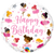 Happy Birthday Ballerinas 18″ Foil Balloon by Qualatex from Instaballoons