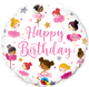 Happy Birthday Ballerinas 18″ Balloon