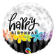 Happy Birthday Band of Flowers 18″ Balloon