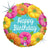 Happy Birthday Bright Blooms 18″ Foil Balloon by Betallic from Instaballoons