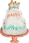 Happy Birthday Cake Day 28″ Foil Balloon by Anagram from Instaballoons