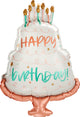 Happy Birthday Cake Day 28″ Balloon