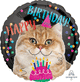 Happy Birthday Cat 18″ Balloon