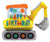 Happy Birthday Construction Excavator 31″ Foil Balloon by Betallic from Instaballoons