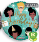 Feliz Cumpleaños Diversidad Mate 18″ Globo