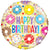 Happy Birthday Donuts 18″ Foil Balloon by Convergram from Instaballoons