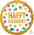 Happy Birthday Dots 18″ Foil Balloon by Anagram from Instaballoons