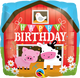 Happy Birthday Farm Barn 18″ Balloon