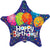 Happy Birthday Festive Star 36″ Foil Balloons by Convergram from Instaballoons