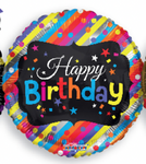 Happy Birthday Marquee18″ Foil Balloon by Convergram from Instaballoons