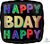 Happy Birthday Offset Letter 18″ Foil Balloon by Anagram from Instaballoons