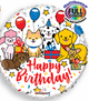 Feliz Cumpleaños Mascotas Globo 18″