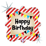 Happy Birthday Pirate Party 18″ Foil Balloon by Betallic from Instaballoons
