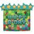 Happy Birthday Pixel Party 25″ Foil Balloon by Anagram from Instaballoons