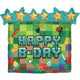 Happy Birthday Pixel Party 25″ Balloon
