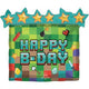 Happy Birthday Pixel Party 25″ Balloon