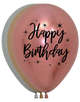 Happy Birthday Reflex Deluxe 11″ Latex Balloons (50 count)