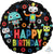Happy Birthday Robots 18″ Foil Balloon by Anagram from Instaballoons