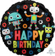 Happy Birthday Robots 18″ Balloon