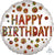 Happy Birthday Satin Sequins 28″ Foil Balloon by Anagram from Instaballoons