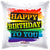 Happy Birthday To You Rainbow  18″ Foil Balloon by Convergram from Instaballoons