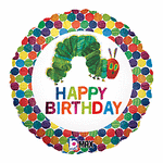 Happy Birthday Very Hungry Caterpillar 18″ Foil Balloon by Betallic from Instaballoons