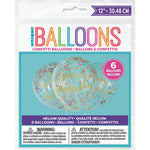Happy Birthday with Multi Color Confetti 12″ Latex Balloons by Unique from Instaballoons