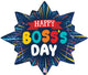 Happy Boss's Day Burst 32″ Balloon