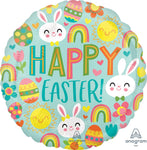 Happy Easter Icons 18″ foil Balloon by Anagram from Instaballoons