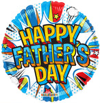 Happy Father's Day Comic 18″ Foil Balloon by Convergram from Instaballoons