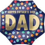 Happy Father's Day Dad 22″ Foil Balloon by Anagram from Instaballoons