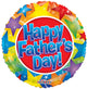 Happy Father's Day Stars 18″ Balloon