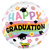 Happy Graduation Pastel Rainbow 21″ Foil Balloon by Betallic from Instaballoons