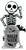 Happy Halloween Skeleton 67″ Foil Balloon by Betallic from Instaballoons