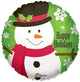 Happy Holidays Snowman 18″ Balloon