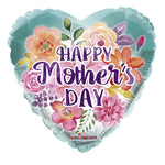 Happy Mothers Day Heart 36″ Foil Balloon by Convergram from Instaballoons