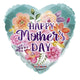 Happy Mothers Day Heart 36″ Balloon