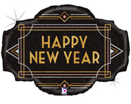 Happy New Year 32″ Foil Balloon by Betallic from Instaballoons