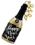Happy New Year Champagne 39″ Foil Balloon by Betallic from Instaballoons
